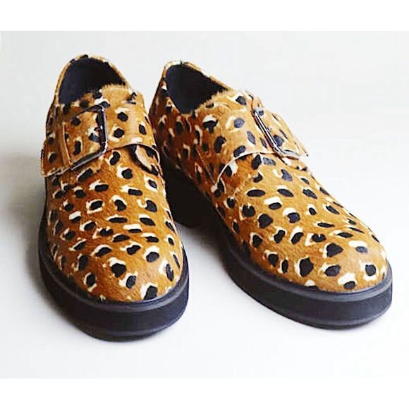 Intentionally Blank Reece Shoes Tan Cheetah - Picture 1 of 9